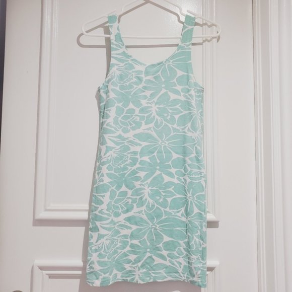 Cotton Tank Dress with Leaf design- M (Fits slightly smaller) - Picture 2 of 8